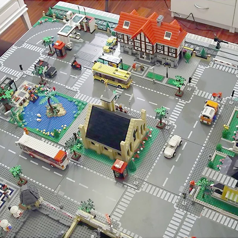 1 шт. Детский конструктор Дорога