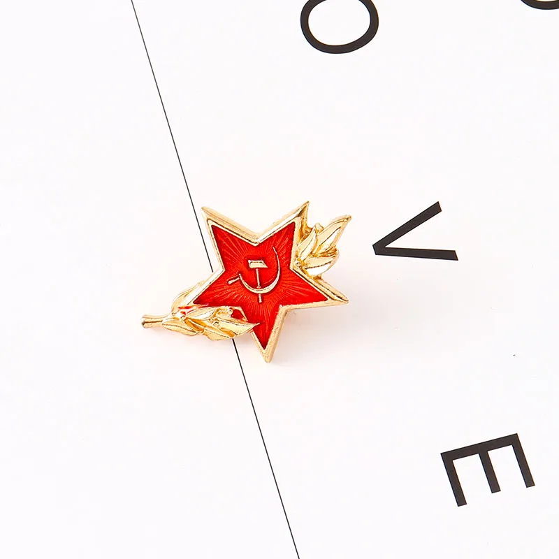 Эмалированный значок СССР символ холодной войны советские значки красная звезда