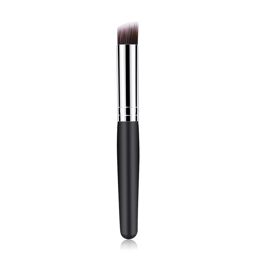 Face Foundation Brush Wood Handle Brushes Top Buffer Cosmetic Beauty | Красота и здоровье
