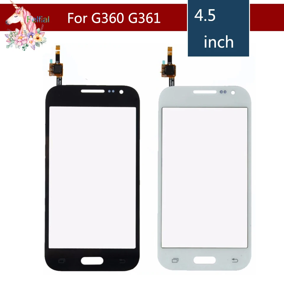 

10pcs/lot For Samsung Galaxy DUOS Core Prime G360 G360H G3608 G361 G361H G361F Touch Screen Digitizer Sensor Glass Lens Panel