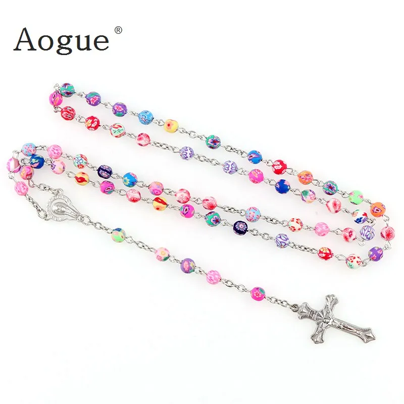 Длинное ожерелье из полимерной глины 6 мм|long necklace|necklace longlong beaded necklace |