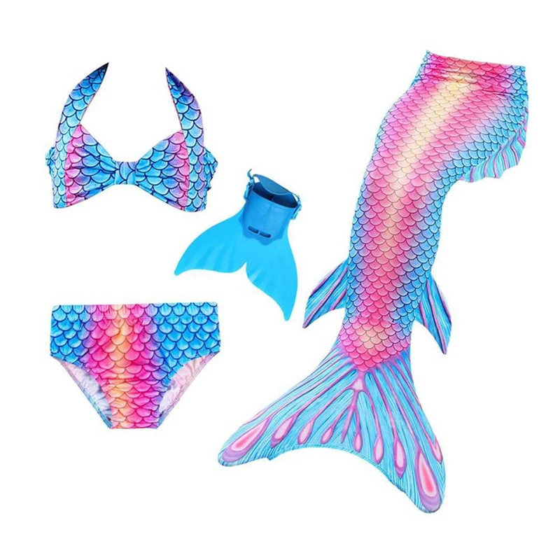 Детский купальник с хвостом Русалочки 4 шт./компл. 2019 |