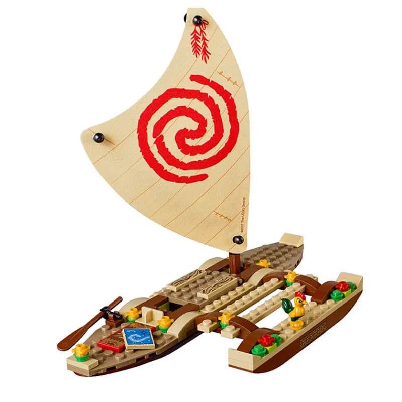 Girl Princess Moanas Ocean Voyage Restore Model Building Blocks Compatible Legoings Friends Maui Bricks Girls Children Toys Gift | Игрушки и