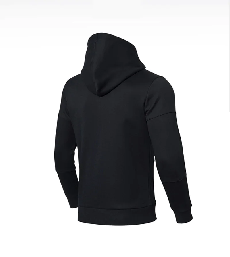 Li-Ning Мужская баскетбольная Толстовка BAD FIVE, теплая флисовая толстовка, 66% хлопок, 34% полиэстер, обычная посадка, спортивный свитер AWDN849 MWW1493