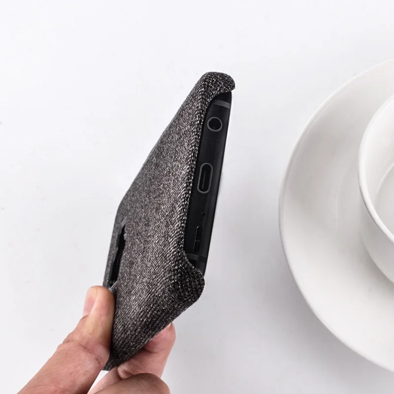 LANCASE Роскошные тряпичный чехол для samsung Galaxy S9 мягкий из ТПУ-материала парусины в