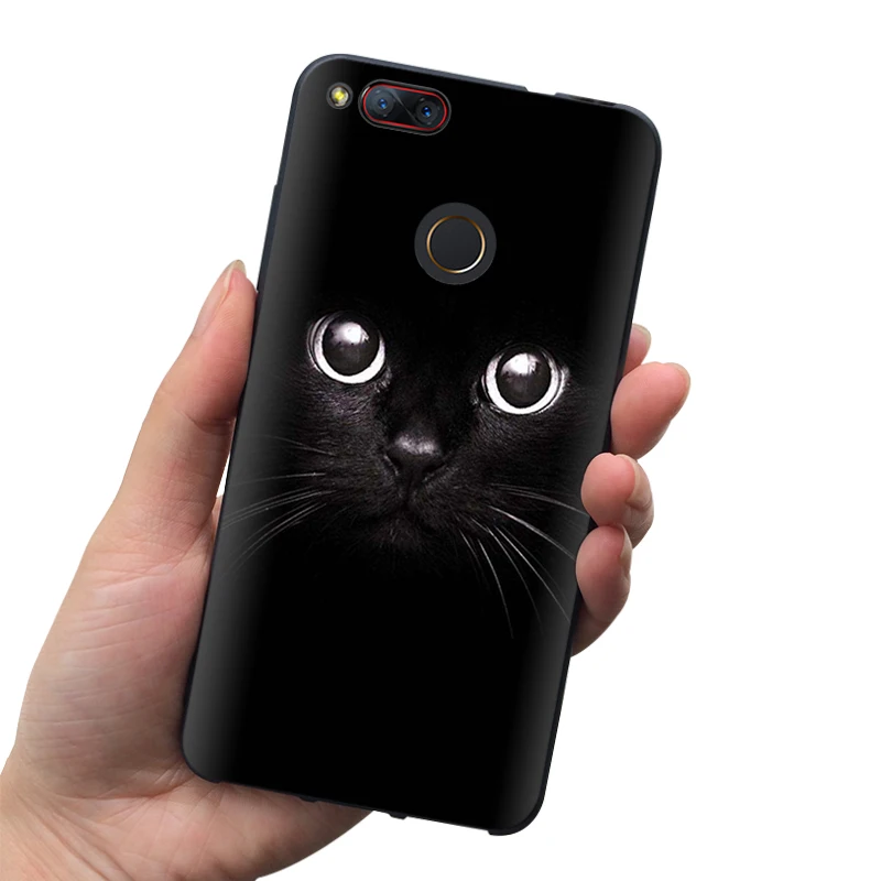 Мягкая силиконовая задняя крышка JURCHEN для ZTE Nubia Z17 Mini 5 2 дюйма с мультяшным принтом