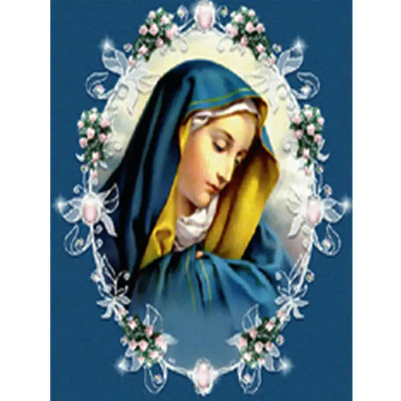 Рукоделие Diy Алмазная картина крестиком христианская серия Девы Марии Бог