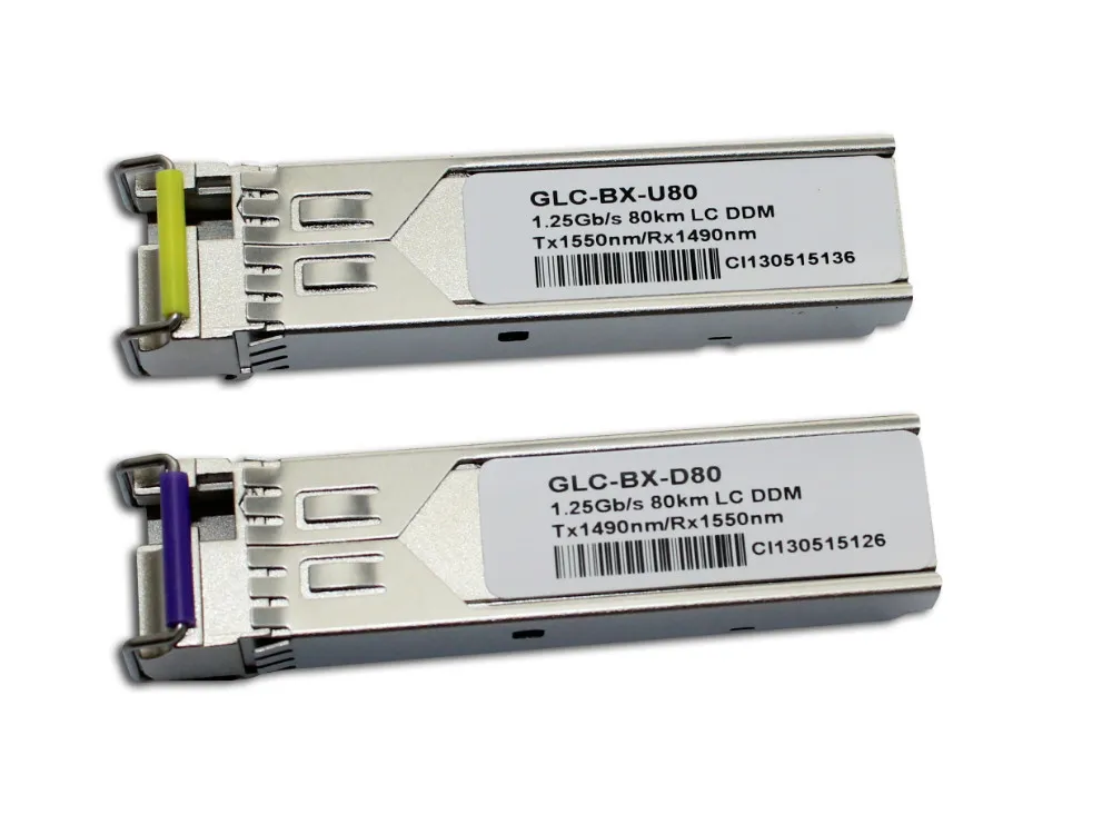 For CISCO 1.25G,Singlemode,BIDI SFP Optical Module, GLC-BX-D20/GLC-BX-U20,1310 /1550nm,20KM,LC connector