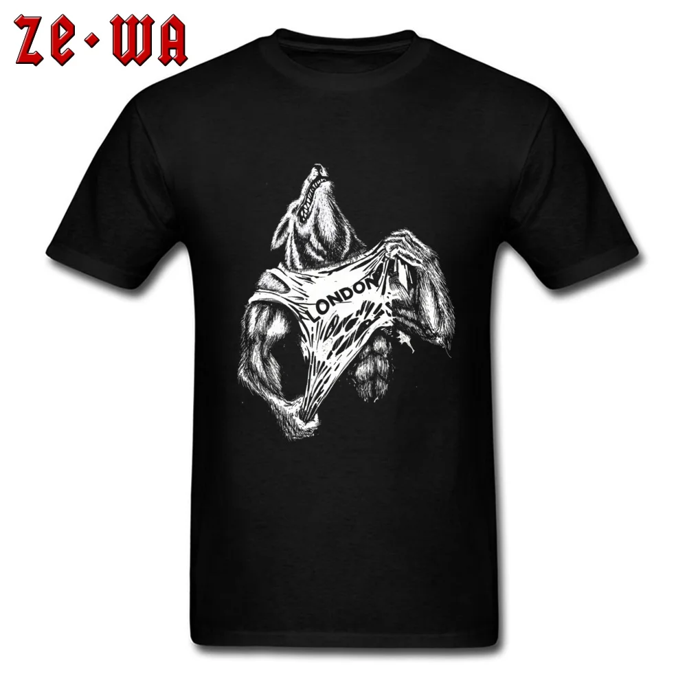 Группа футболок Мужские футболки Американский оборотенок в Лондоне футболка с