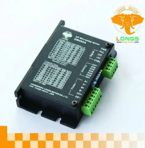 3 осевой Драйвер шагового двигателя DM420A 1 7a 12 36VDC 128Micostep Bipolar контроллер DB25 CNC