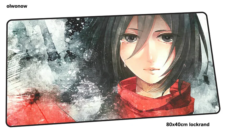 Size 800x400x3mm Коврик для мыши attack on titan 800x400x3 мм 3d игровой коврик для геймера модная игровая компьютерная настольная клавиатура со встроенной мышью большие игровые коврики - Цвет: Size 800x400x3mm