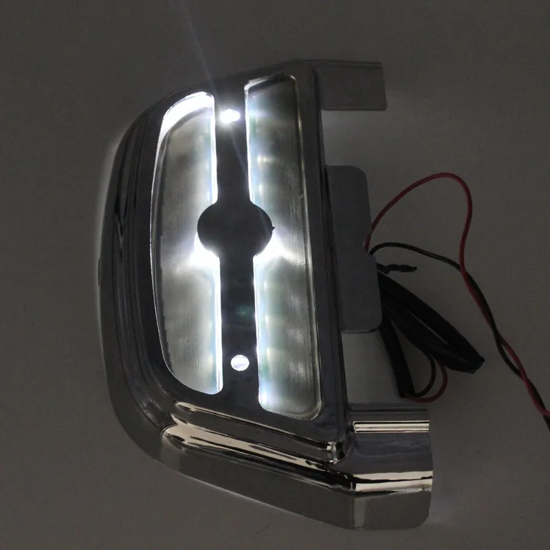 Motorcyle LED Light Passenger Footboard Floorboard Cover For Harley FLHX FLHT FLHR Road King Touring Trike Softail|Подставки под