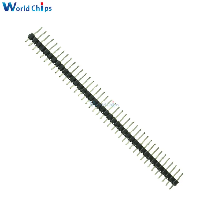 10PCS 40Pin 2.54mm Single Row Straight Male Pin Header Strip PBC For Arduino | Электронные компоненты и