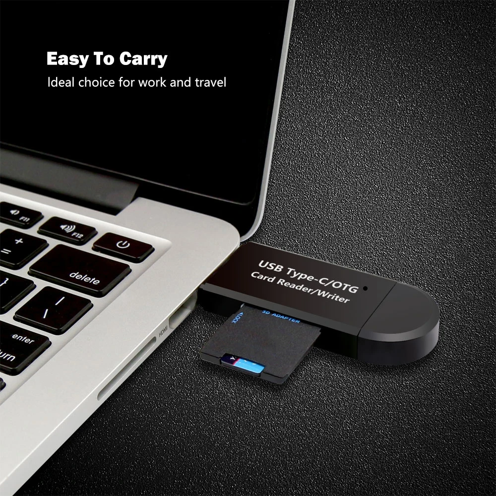 USB2.0 3 в 1 OTG type-C USB кард-ридер высокоскоростной Универсальный флэш-накопитель для чтения карт памяти для Android/PC удлинитель-переходник