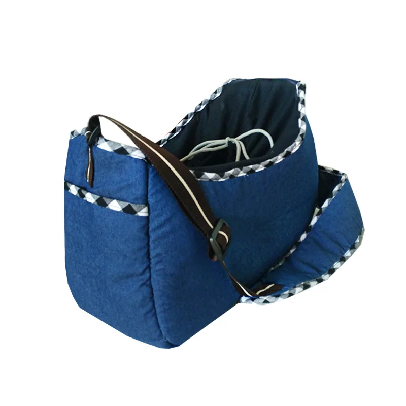 Dourable джинсовая переноска для домашних животных кошек маленьких собак