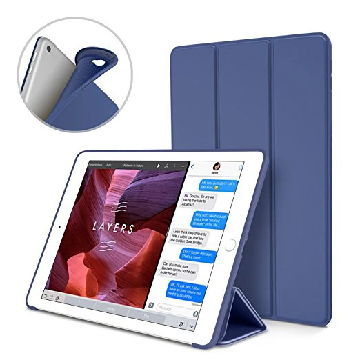 Чехол для Apple iPad mini 4. Чехол из искусственной кожи+ ТПУ Мягкая силикагелевая Защитная Нижняя оболочка-умный чехол для сна-YCJOYZW