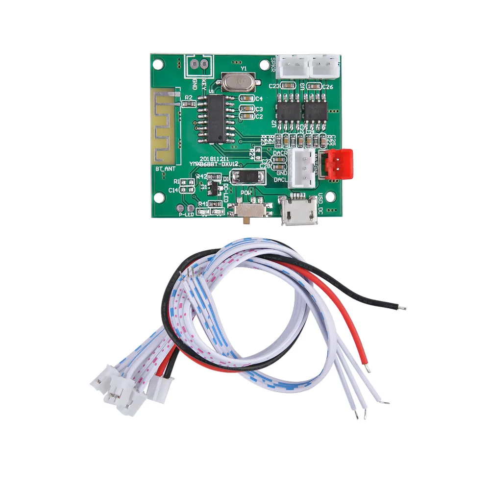 AIYIMA Mini 5,0 Bluetooth модуль с 5 Вт+ 5 Вт усилители мощности аудио Плата Amplificador DIY для Bluetooth компьютерный динамик