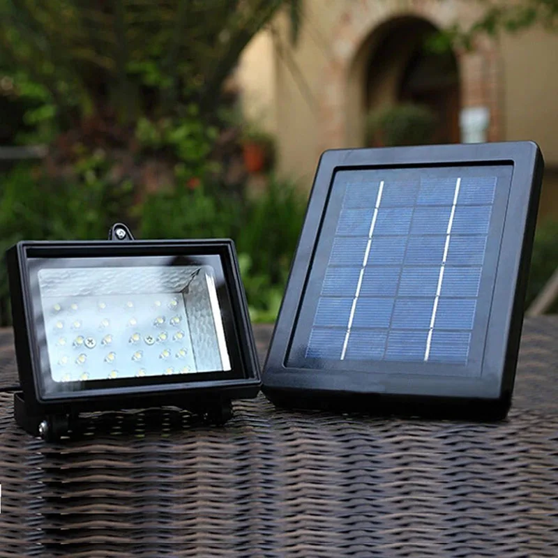 Tamproad Солнечный Мощность Панель 30 солнечный свет потока лампы Открытый Спорт двор