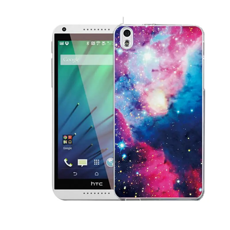Qmswei ТПУ прозрачный чехол для телефона htc M8 Мягкие Силиконовые Красочные звездное
