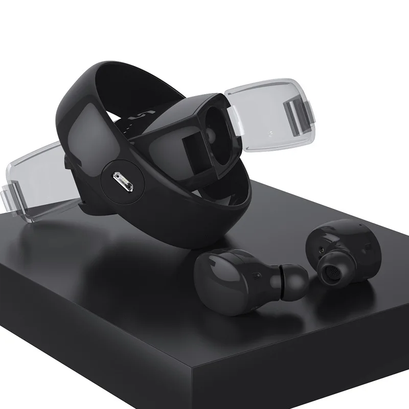 Новые Bluetooth наушники 5 0 вращающиеся дизайн TWS с шумоподавлением спортивные стерео