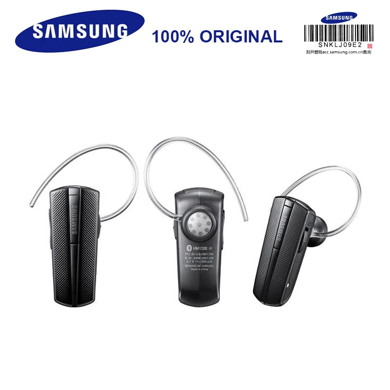 Беспроводные наушники SAMSUNG HM1200 с микрофоном черные деловые вкладыши Bluetooth 3 0