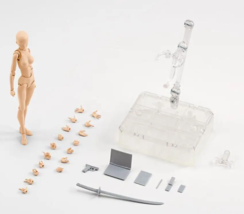 SHFiguarts BODY KUN/тело CHAN подвижное тело-тело chan-kun серый цвет Ver. ПВХ фигурка Коллекционная модель игрушки