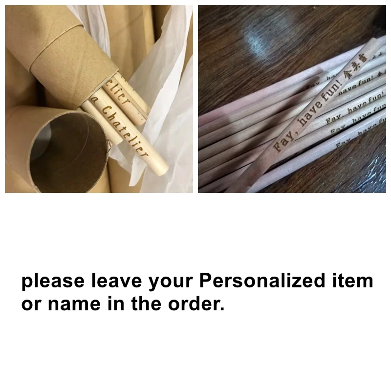 10 шт. ручной работы с именем Дата деревянный карандаш рустикальная Свадьба