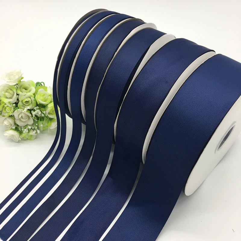 Бант для волос из ленты темно синего цвета ширина 6 мм 10 15 20 25 38 50 мм|ribbon bow craft|ribbon