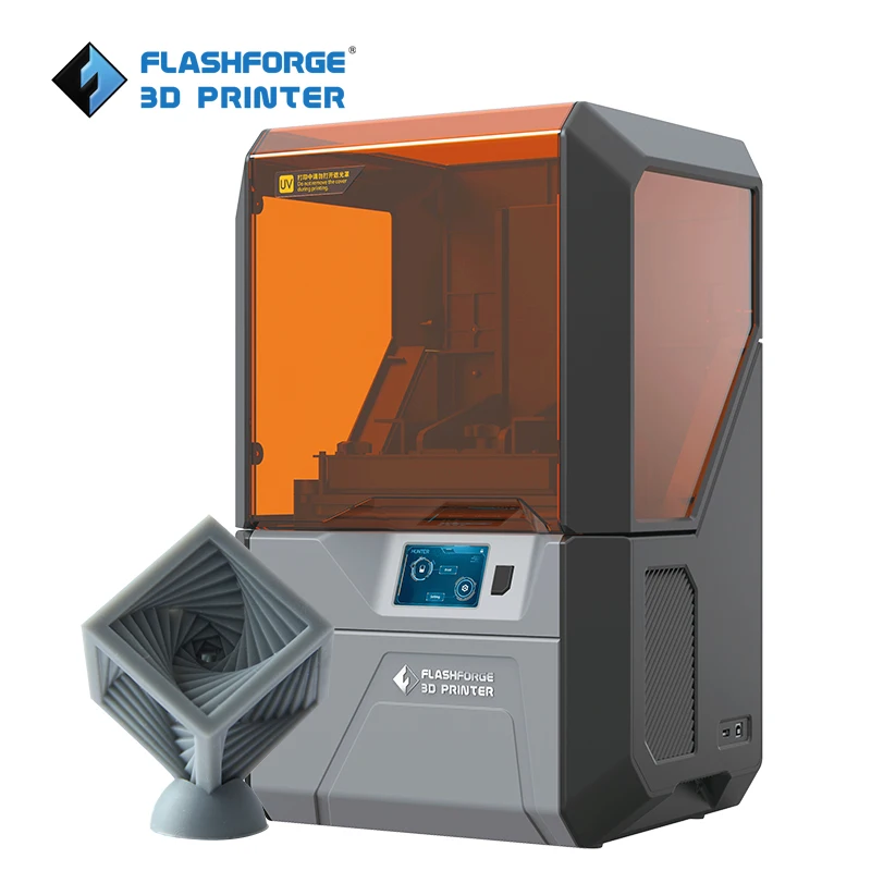

Flashforge Hunter DLP uv printer resin 3d printer with 500g grey standard resin for free