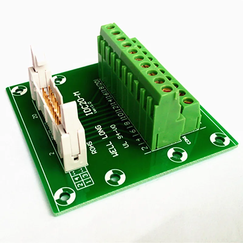 IDC20 2x10 штифтов 0 1 &quotштыревой секционный щит клеммный блок разъем.|terminal block|connector