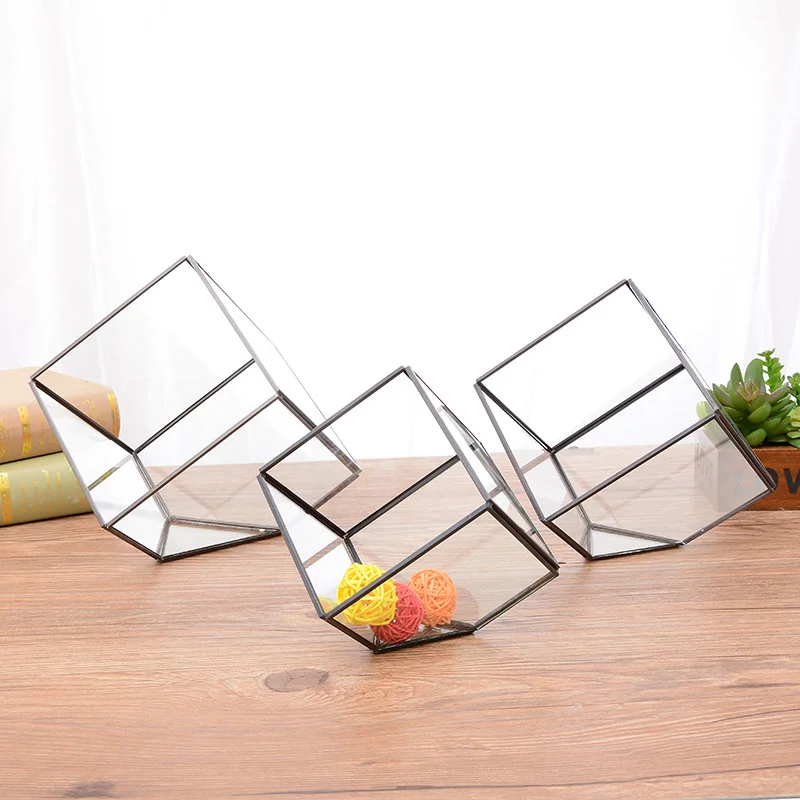 Аксессуары для украшения дома сделай сам медные края Геометрическая теплица