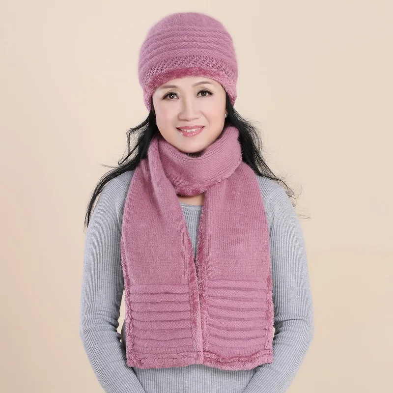 Новинка 2018 женские зимние шапки из кроличьего меха шерстяные теплые бархатные