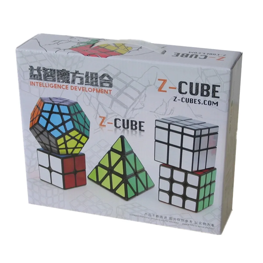 

Zcube Puzzle Magic Speed Cubo Magico professional Set Mirror 3x3 2x2 Magic Cube Set with Gift Box 2018 New
