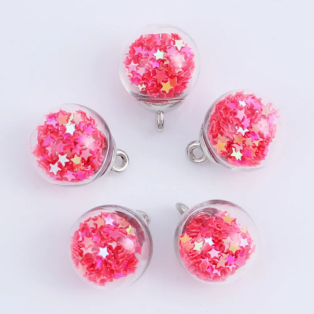 DoreenBeads прозрачный шар Подвески кулон стеклянный пузырь пентаграмма звезда