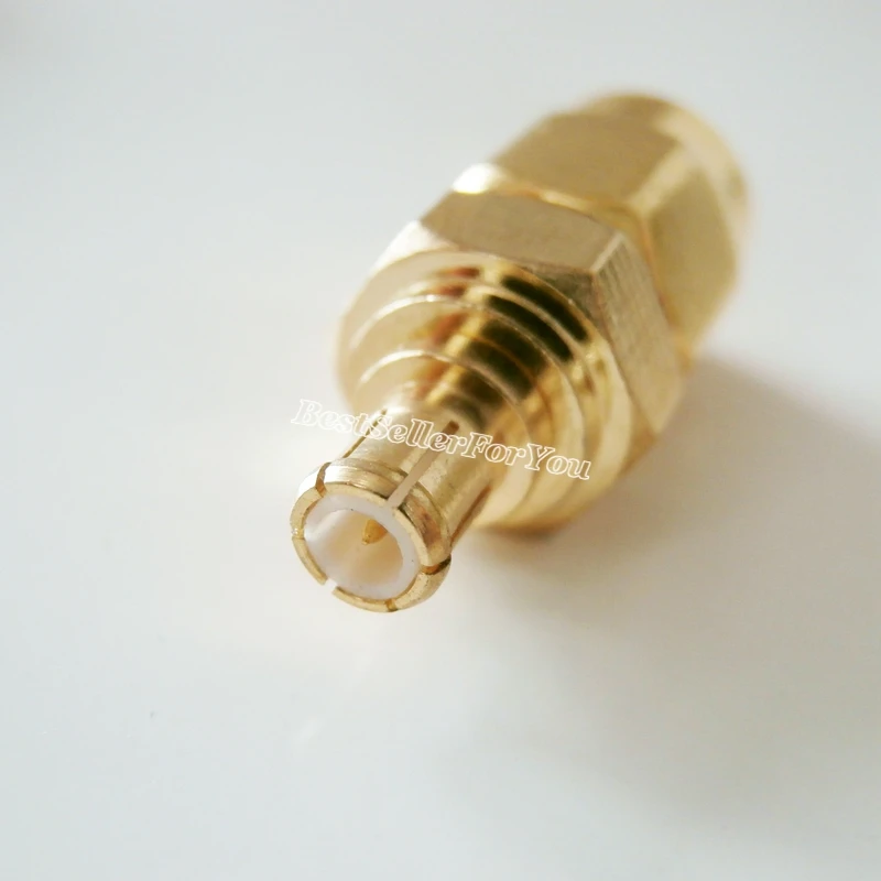 1Pcs Gold Plated SMA Male to MCX Plug Straight RF Coax Connector Adapter | Обустройство дома