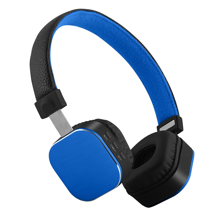 ZW16 bluetooth гарнитура регулятор громкости беспроводные наушники стерео Hifi бас на ухо наушники для телефона ПК - Цвет: Синий