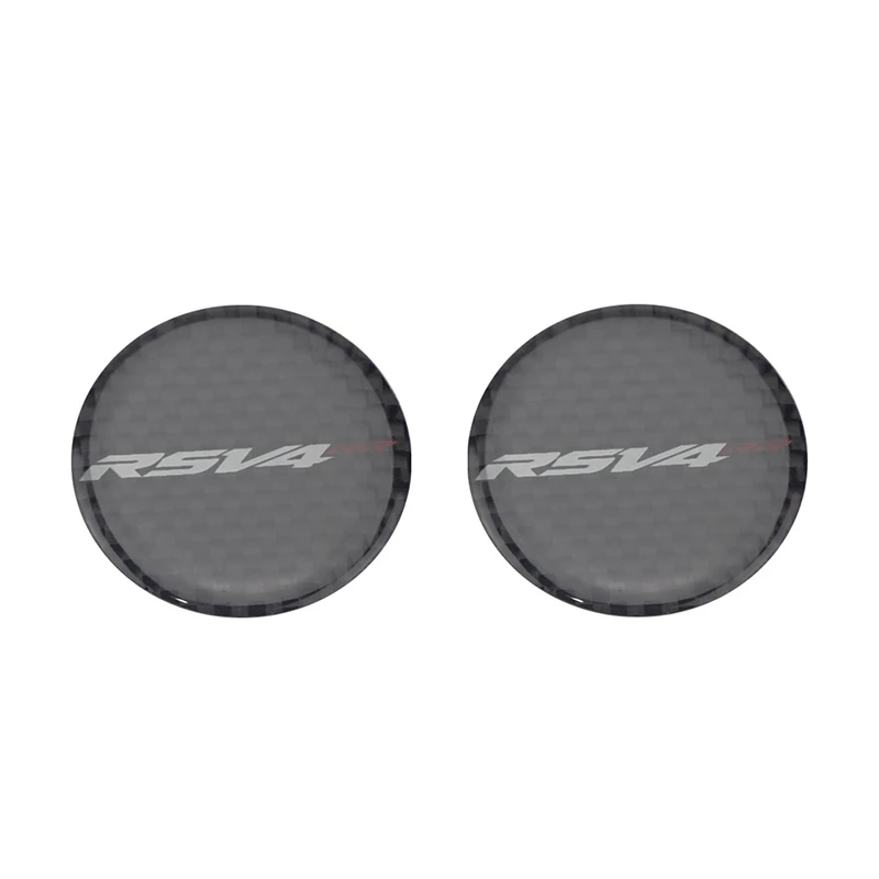 

KODASKIN Motorcycle 3D Raise Real Carbon Stickers Emblem Decals for Motorbike Aprilia RSV4RF