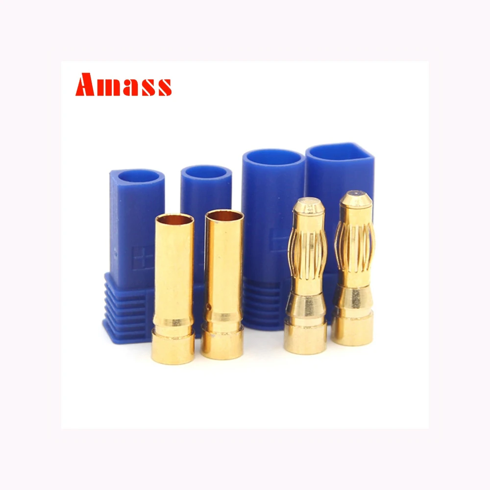 2 комплекта Amass 5 0 мм EC5 штекер типа банан высокого тока а с оболочкой