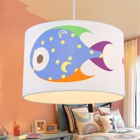 creative star fish simple childrens room cartoon chandelier boys and girls bedroom study warm chandelier free shipping