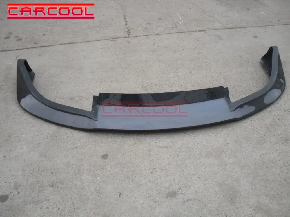 Автомобильный Стайлинг углеродное волокно передний разветвитель губ