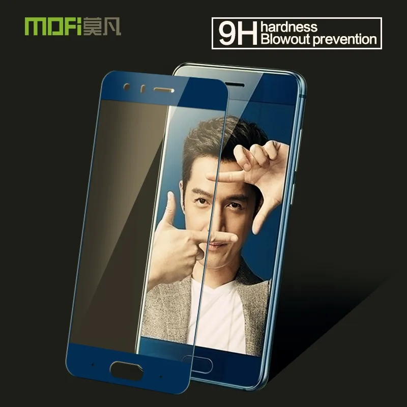 Оригинал MOFi Huawei honor 9 закаленное стекло 2.5D полное покрытие Защита экрана