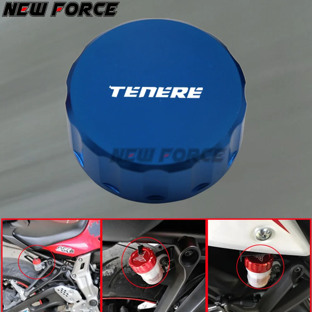 Мотоцикл CNC Алюминиевый задний тормозной жидкости Крышка Резервуара для YAMAHA XT660Z