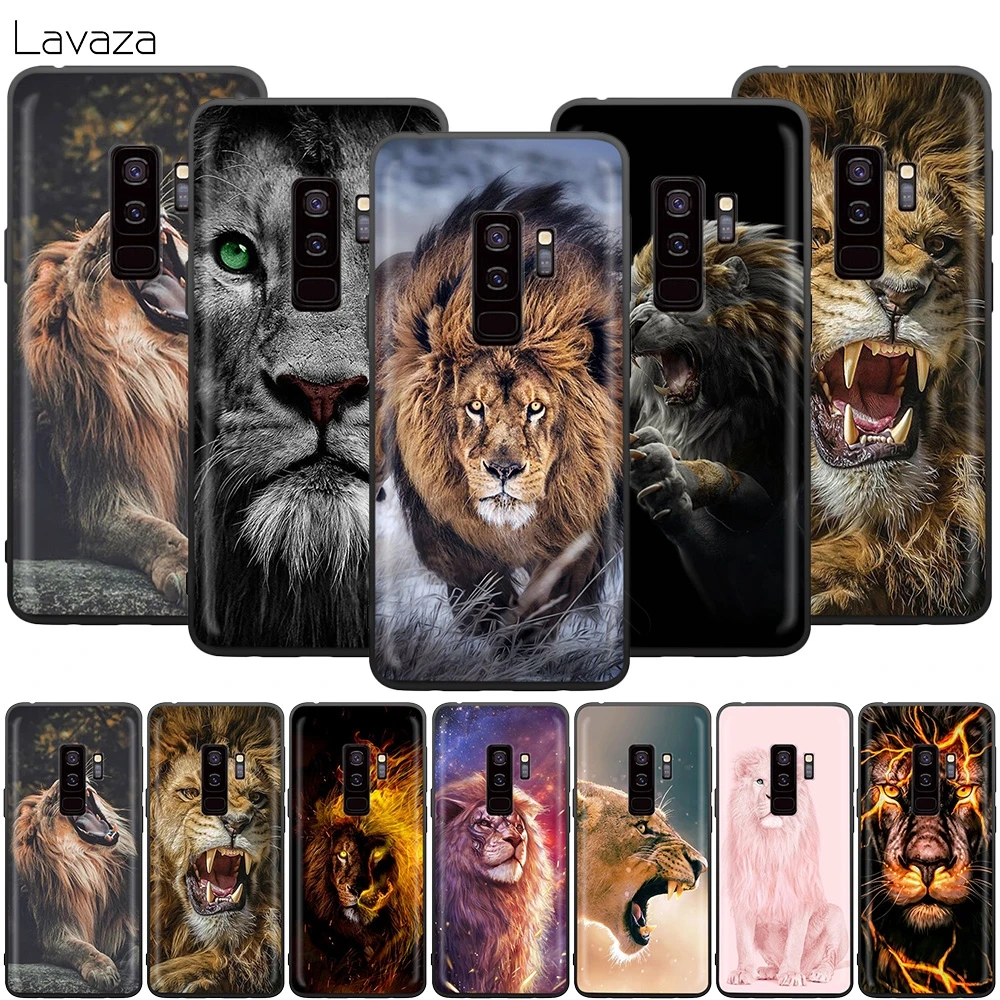 Чехол с изображением животных и льва для Samsung Galaxy J6 A9 A8 A7 A70 A6 A5 A50 A40 A30 A3 A10 A51 A71 A81 A91