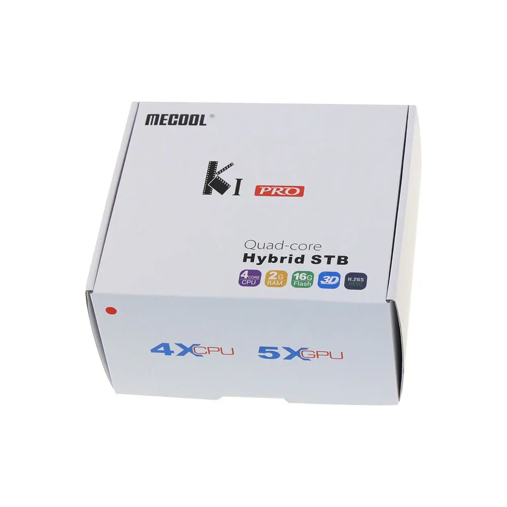 Mecool KI PRO 2 ГБ/16 ГБ DVB T2 S2 Android 7 1 ТВ приставка Amlogic S905D двойной WIFI HD спутниковый ресивер