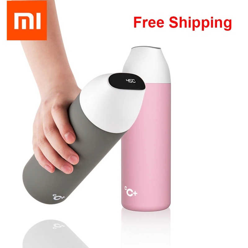 Оригинальный Xiaomi mijia kiss fish умная вакуумная изоляционная бутылка с 3 фильтром OLED