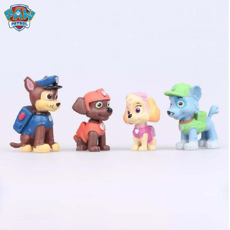 12 шт./компл. Paw Patrol Dog Puppy Patrulla Canina фигурки виниловая кукла детские игрушки