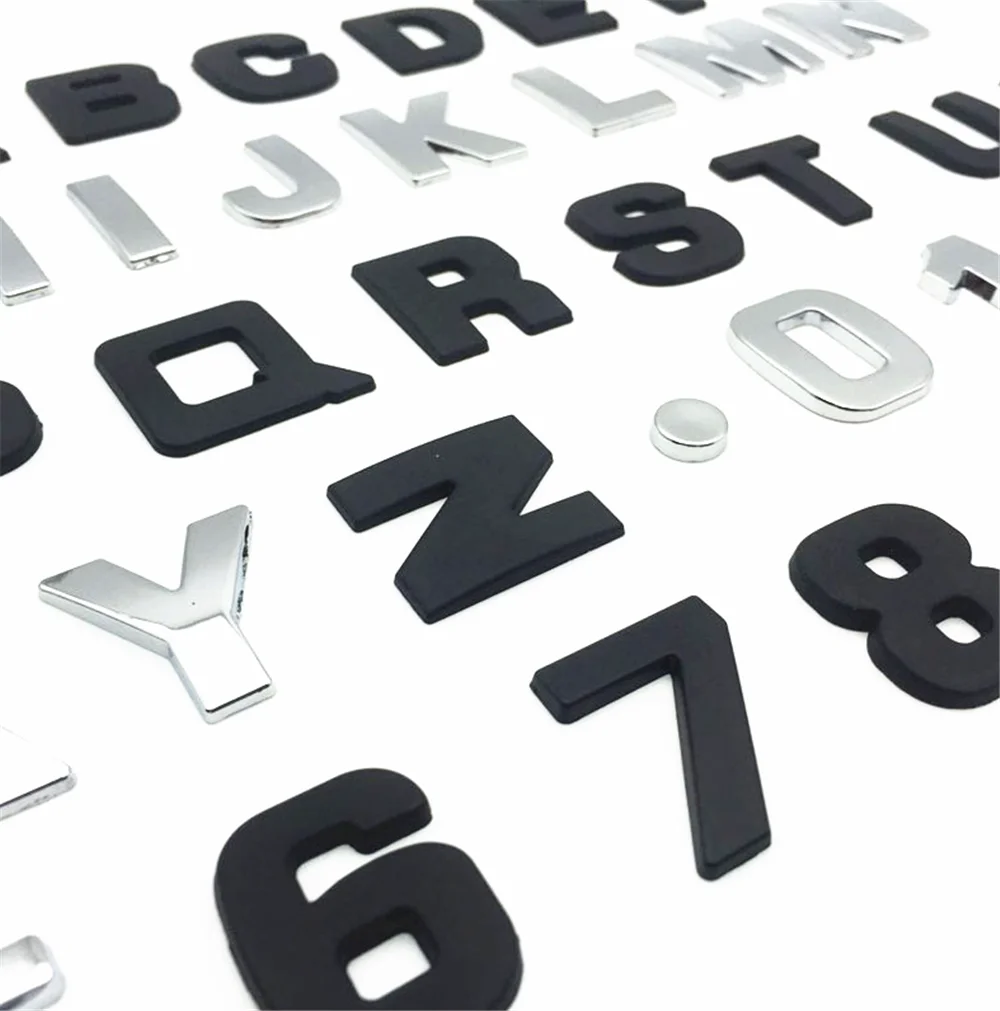 Car accessories 3D metal digital sticker letter auto decoration for Volvo V60 S60 XC60 XC40 360c V90 V40 | Автомобили и мотоциклы