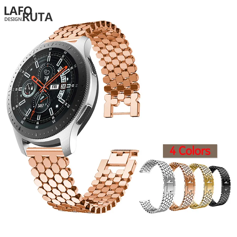 Laforuta 22 мм быстросъемный ремешок для Samsung Gear S3 часы 46 Смарт браслет из нержавеющей