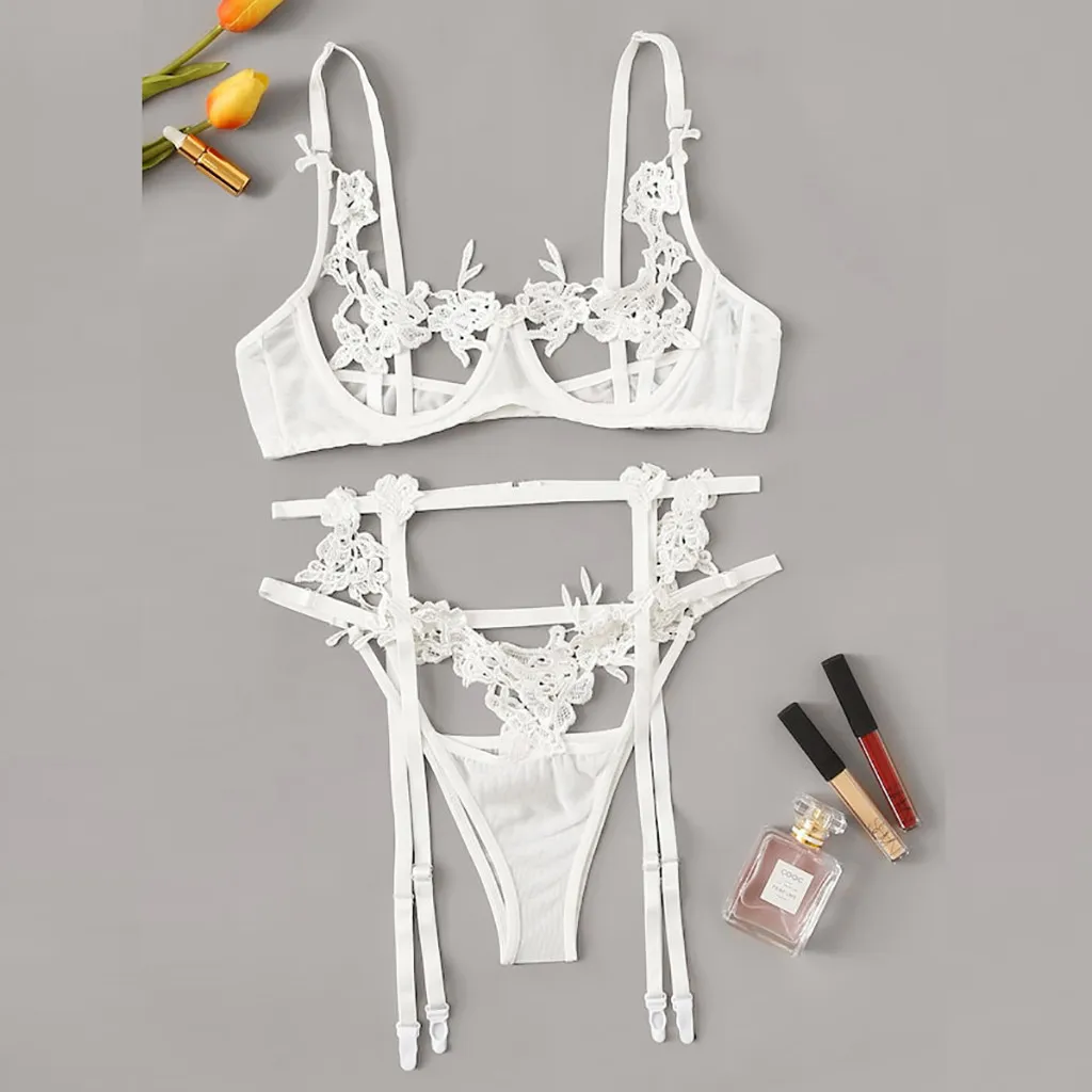 2 шт. женское нижнее белье корсет кружевное ратия муслиновая Пижама прозрачное