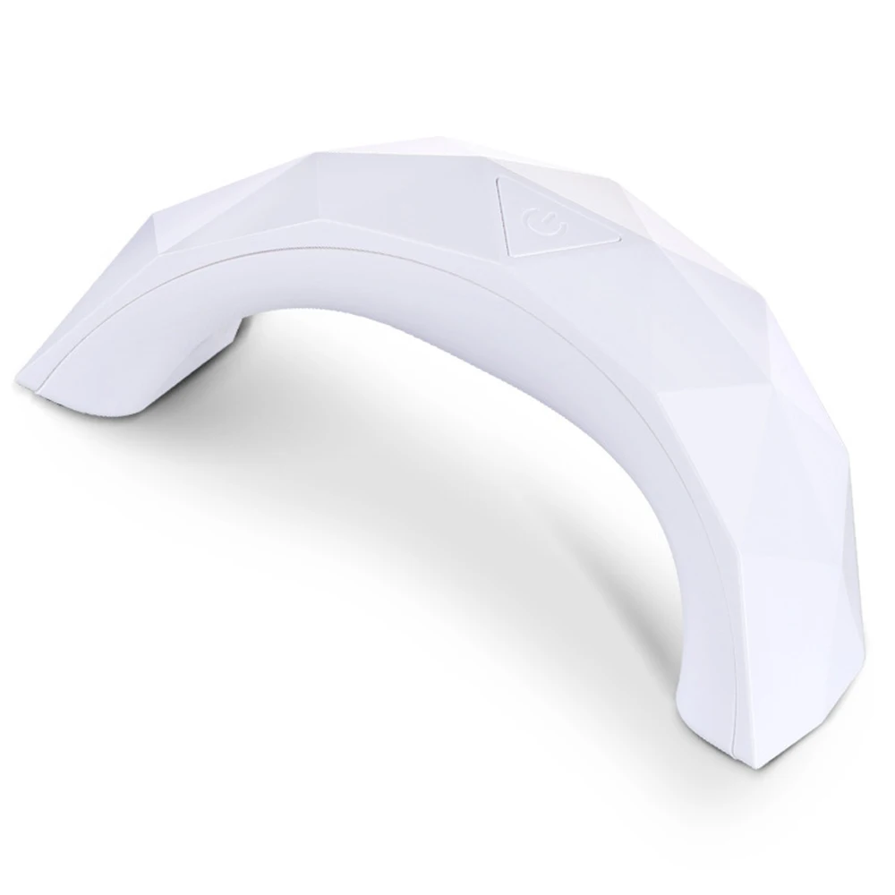 White Мини-лампа для ногтей 9 Вт светодиодный УФ-лампа для маникюра Портативный USB Сушилка для ногтей УФ-гель для ногтей Сушилка Маникюр лампа сушка - Цвет: White